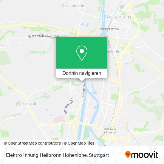Elektro Innung Heilbronn Hohenlohe Karte