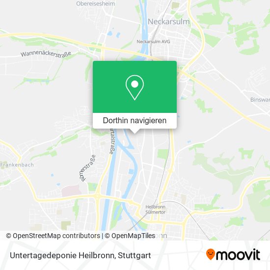 Untertagedeponie Heilbronn Karte