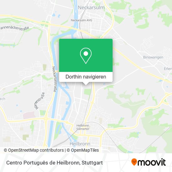 Centro Português de Heilbronn Karte