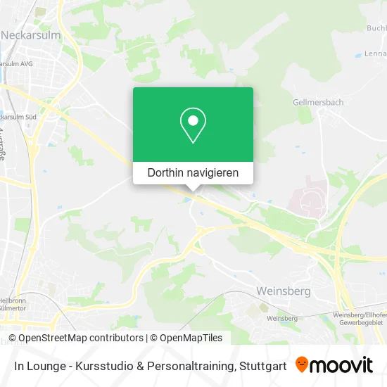 In Lounge - Kursstudio & Personaltraining Karte