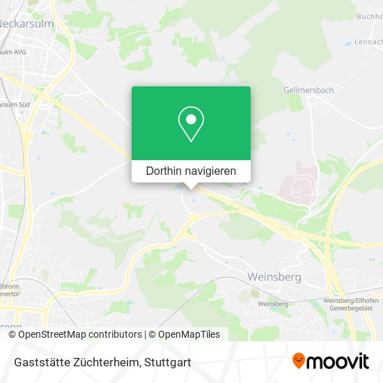 Gaststätte Züchterheim Karte