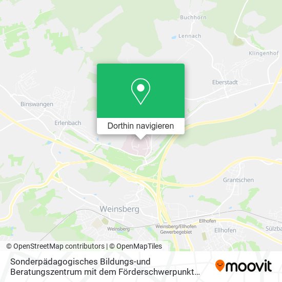 Sonderpädagogisches Bildungs-und Beratungszentrum mit dem Förderschwerpunkt Kranke in Längerer Karte