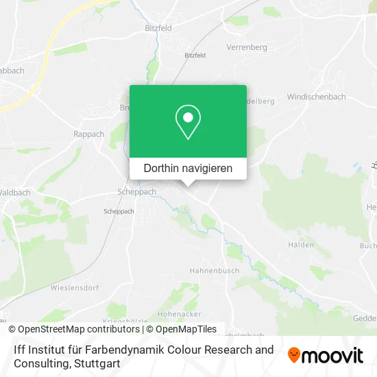 Iff Institut für Farbendynamik Colour Research and Consulting Karte