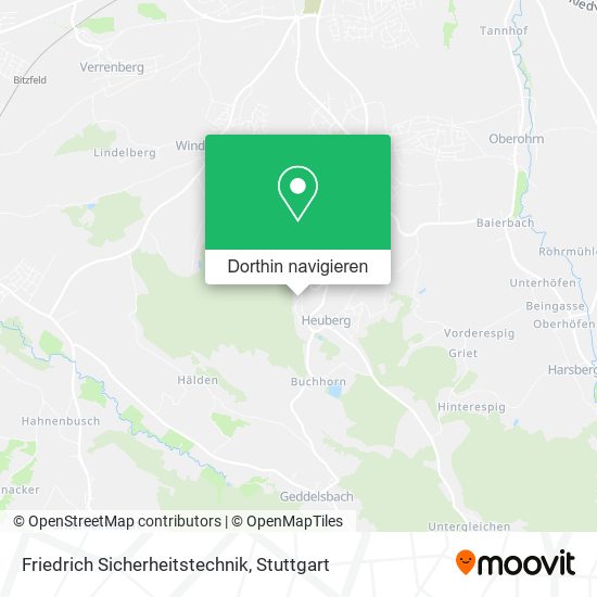 Friedrich Sicherheitstechnik Karte