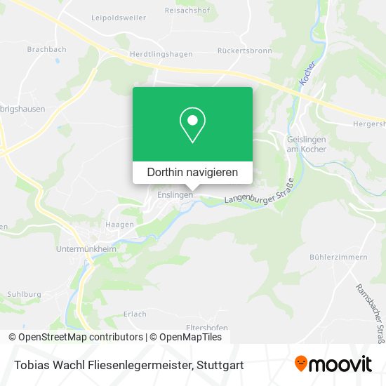 Tobias Wachl Fliesenlegermeister Karte