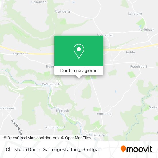 Christoph Daniel Gartengestaltung Karte