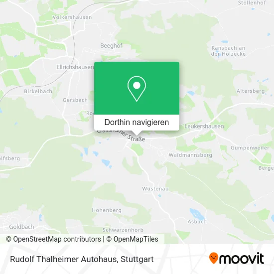 Rudolf Thalheimer Autohaus Karte