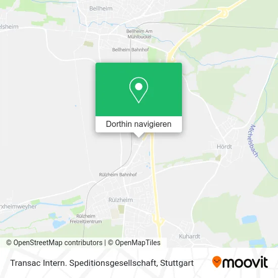 Transac Intern. Speditionsgesellschaft Karte