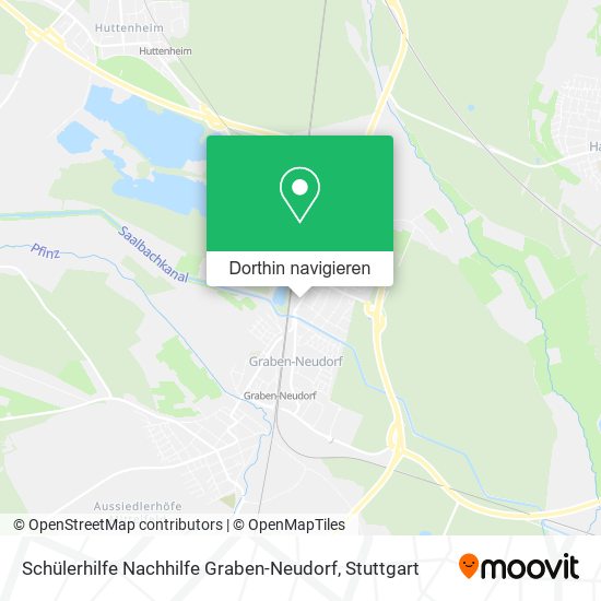 Schülerhilfe Nachhilfe Graben-Neudorf Karte