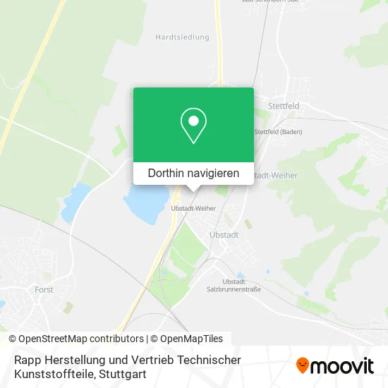 Rapp Herstellung und Vertrieb Technischer Kunststoffteile Karte