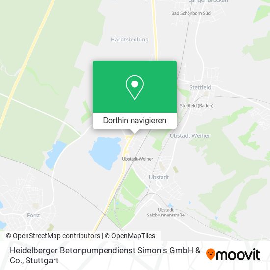 Heidelberger Betonpumpendienst Simonis GmbH & Co. Karte