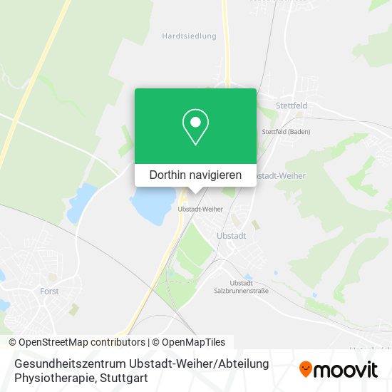 Gesundheitszentrum Ubstadt-Weiher / Abteilung Physiotherapie Karte