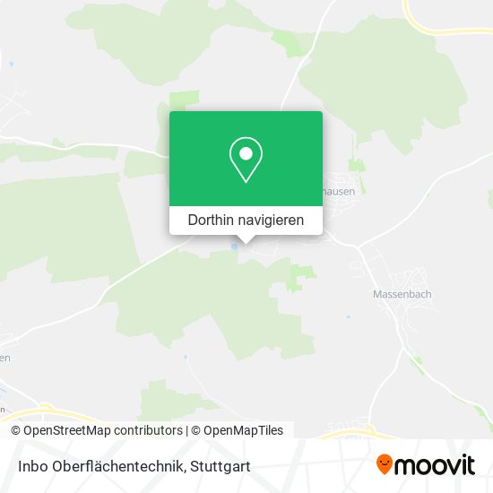 Inbo Oberflächentechnik Karte