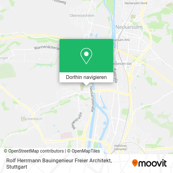 Rolf Herrmann Bauingenieur Freier Architekt Karte