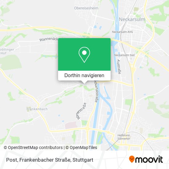 Post, Frankenbacher Straße Karte
