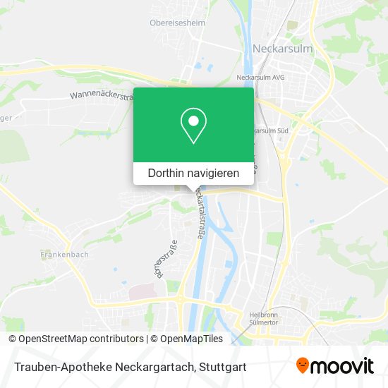 Trauben-Apotheke Neckargartach Karte