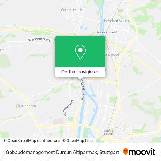 Gebäudemanagement Dursun Altiparmak Karte