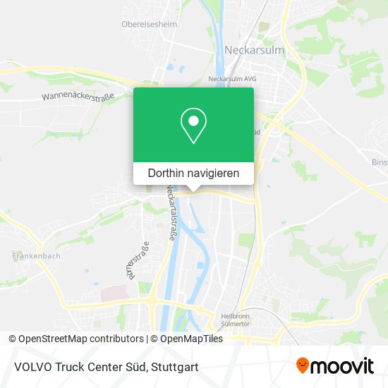VOLVO Truck Center Süd Karte
