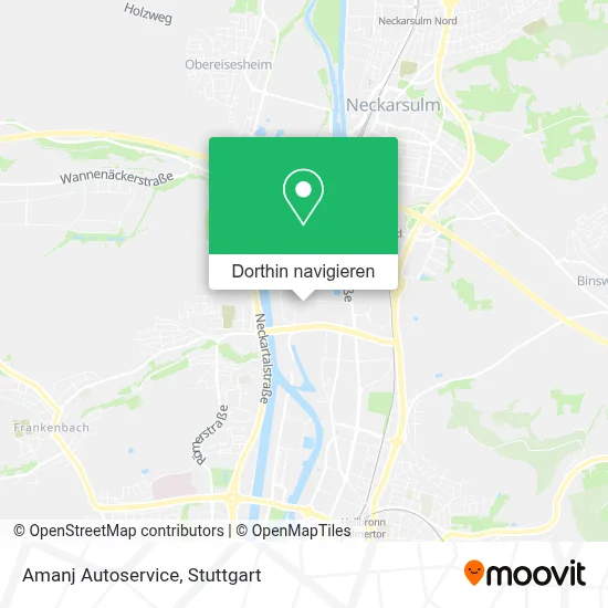 Amanj Autoservice Karte