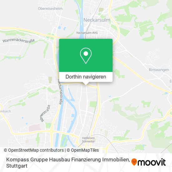 Kompass Gruppe Hausbau Finanzierung Immobilien Karte