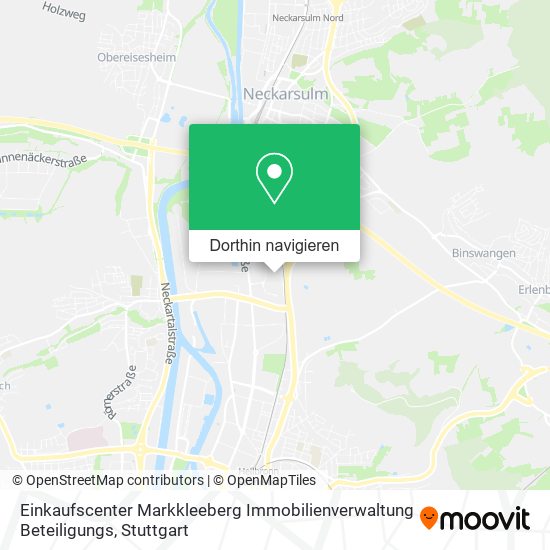 Einkaufscenter Markkleeberg Immobilienverwaltung Beteiligungs Karte