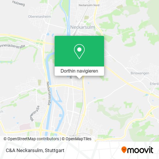 C&A Neckarsulm Karte