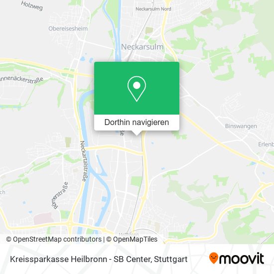 Kreissparkasse Heilbronn - SB Center Karte