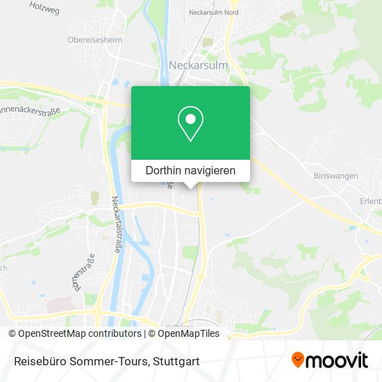 Reisebüro Sommer-Tours Karte