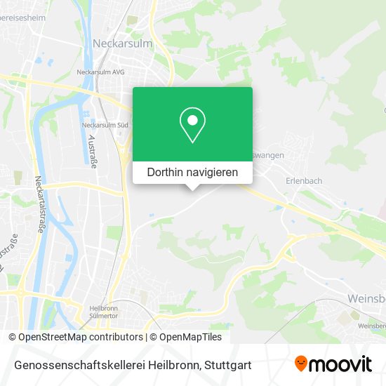 Genossenschaftskellerei Heilbronn Karte