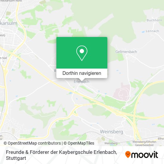 Freunde & Förderer der Kaybergschule Erlenbach Karte