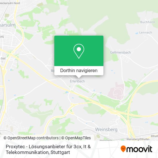 Proxytec - Lösungsanbieter für 3cx, It & Telekommunikation Karte