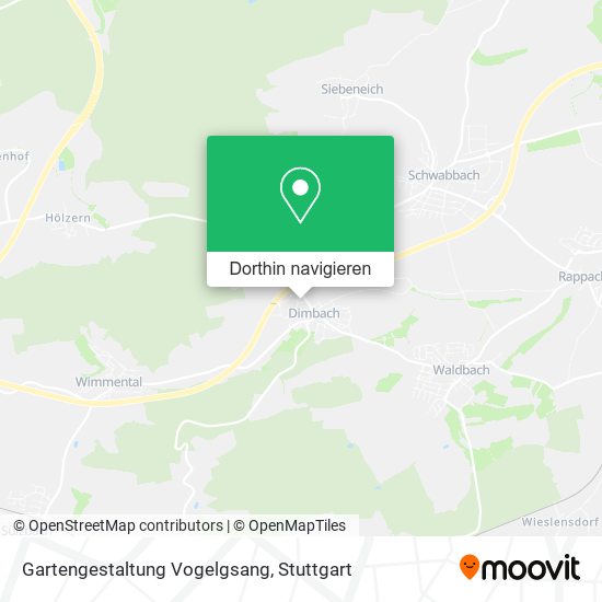 Gartengestaltung Vogelgsang Karte