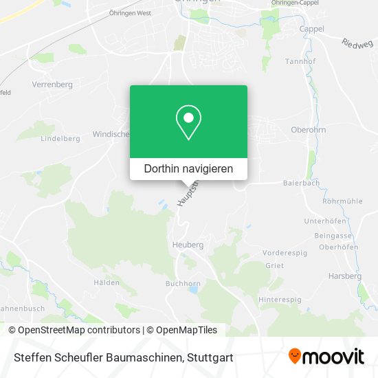 Steffen Scheufler Baumaschinen Karte