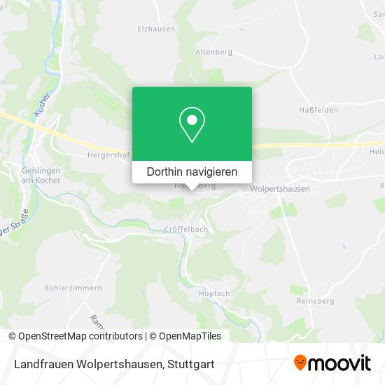 Landfrauen Wolpertshausen Karte