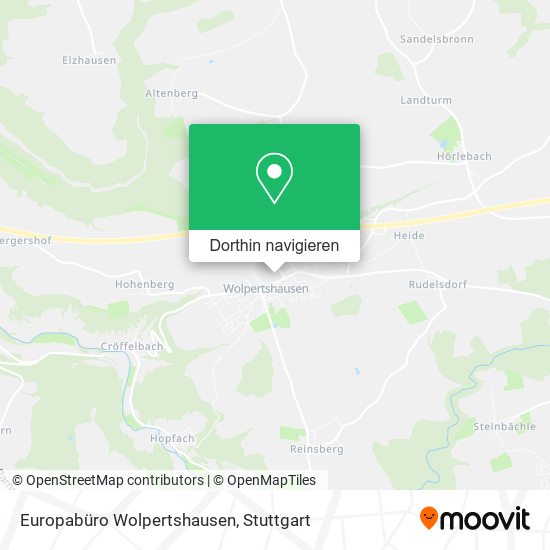 Europabüro Wolpertshausen Karte