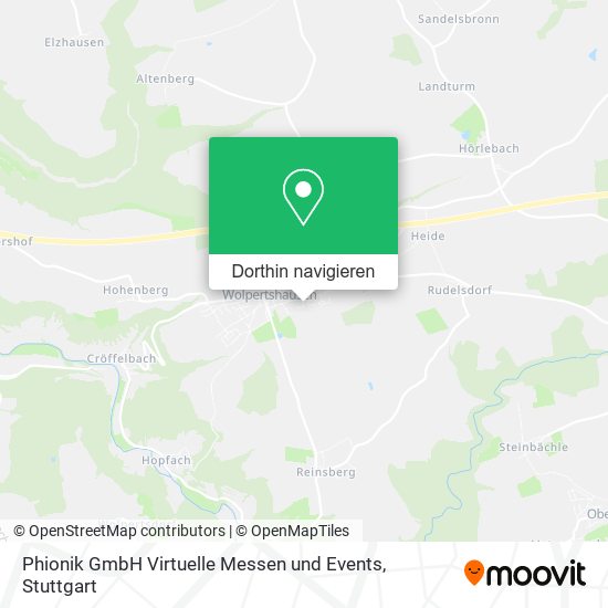Phionik GmbH Virtuelle Messen und Events Karte