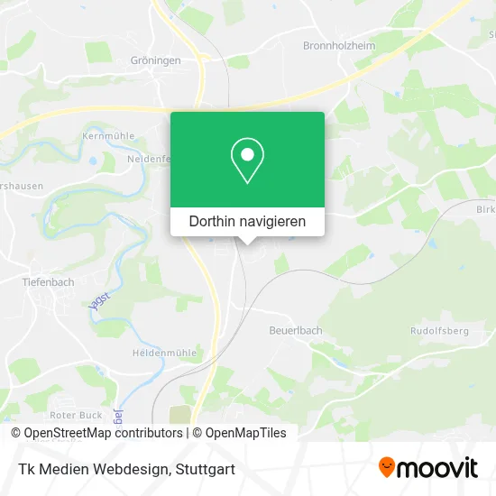 Tk Medien Webdesign Karte