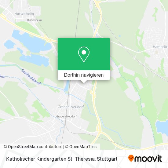 Katholischer Kindergarten St. Theresia Karte