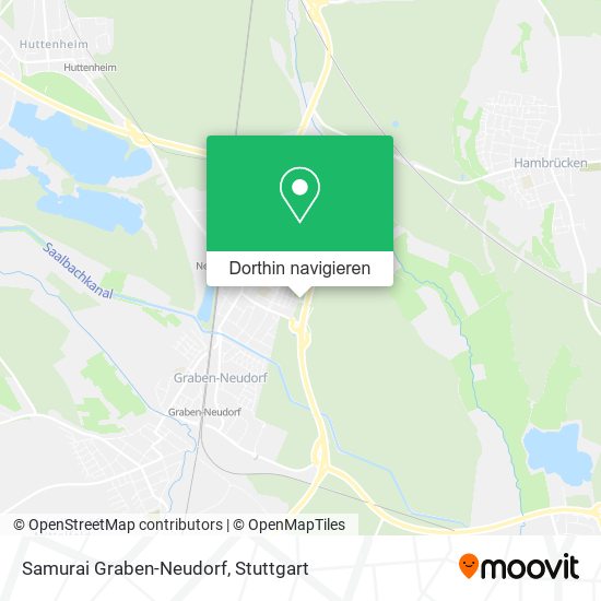 Samurai Graben-Neudorf Karte