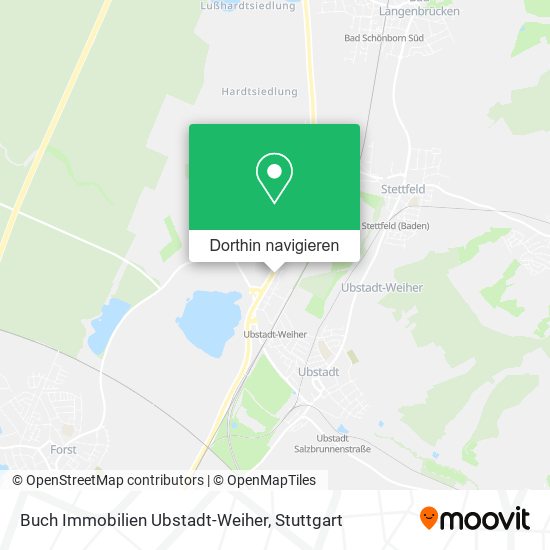 Buch Immobilien Ubstadt-Weiher Karte