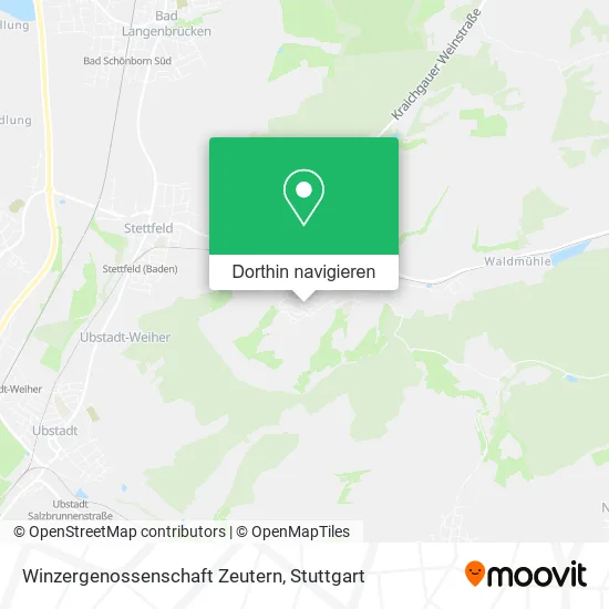 Winzergenossenschaft Zeutern Karte