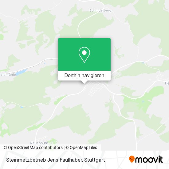 Steinmetzbetrieb Jens Faulhaber Karte