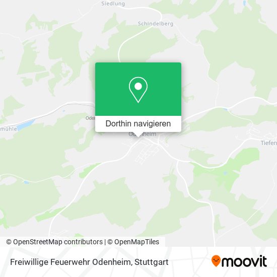 Freiwillige Feuerwehr Odenheim Karte