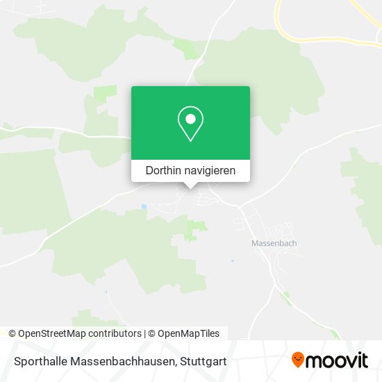 Sporthalle Massenbachhausen Karte