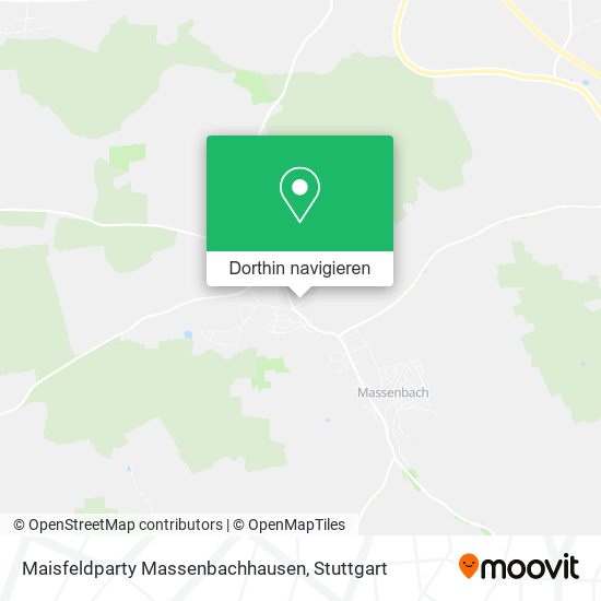 Maisfeldparty Massenbachhausen Karte