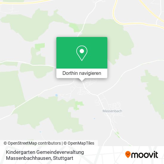 Kindergarten Gemeindeverwaltung Massenbachhausen Karte