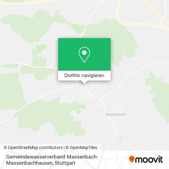 Gemeindewasserverband Massenbach-Massenbachhausen Karte