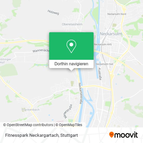 Fitnesspark Neckargartach Karte
