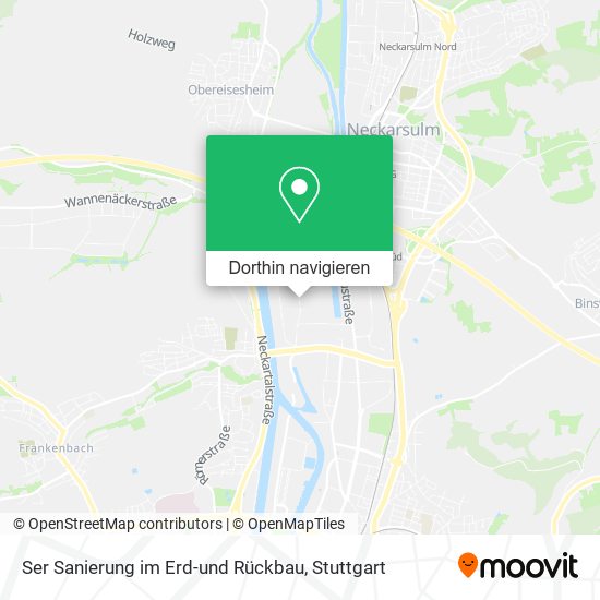 Ser Sanierung im Erd-und Rückbau Karte