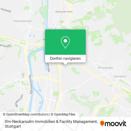 Ifm-Neckarsulm Immobilien & Facility Management Karte